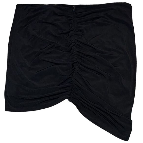 NY&Co X Gabrielle Union Draped Zipper Detail Mini Skirt - Picture 8 of 15